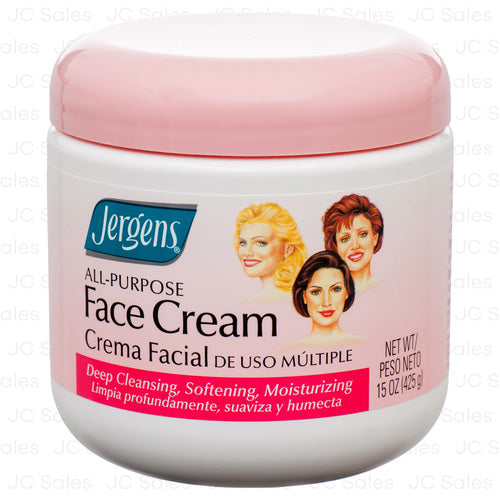 WHOLESALE JERGENS FACE CREAM ALL PURPOSE 15 OZ SOLD BY CASE Supply