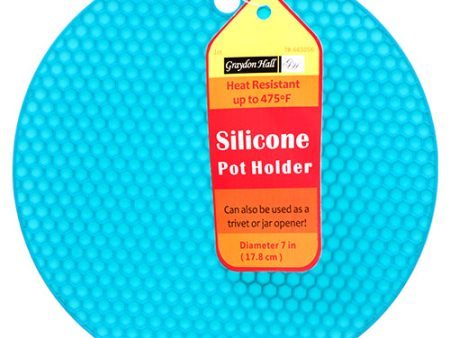 WHOLESALE SILICONE POT HOLDER ASST COLOR SOLD BY CASE Hot on Sale