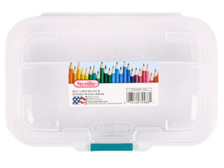 NEW WHOLESALE STERILITE CLEAR PENCIL CASE SOLD BY CASE Supply