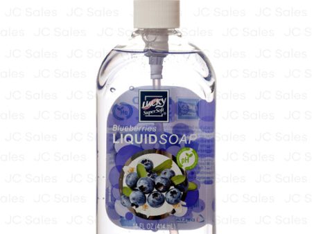 WHOLESALE LUCKY LIQUID HAND SOAP BLUEBERRY 14 OZ SOLD BY CASE Hot on Sale