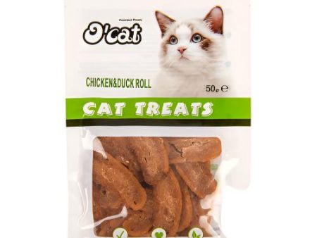 WHOLESALE O CAT CAT  TREAT CHICKEN & DUCK ROLL SOLD BY CASE Online