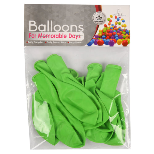 NEW WHOLESALE BALLOONS LIGHT GREEN 10CT SOLD BY CASE For Cheap