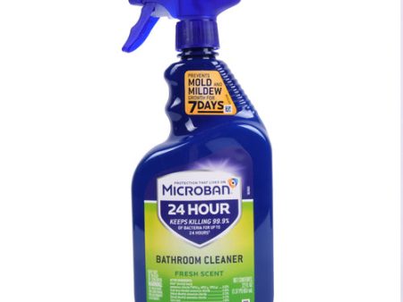 NEW WHOLESALE MICROBAN 24HR BATHROOM CLEANER 22 OZ SOLD BY CASE on Sale