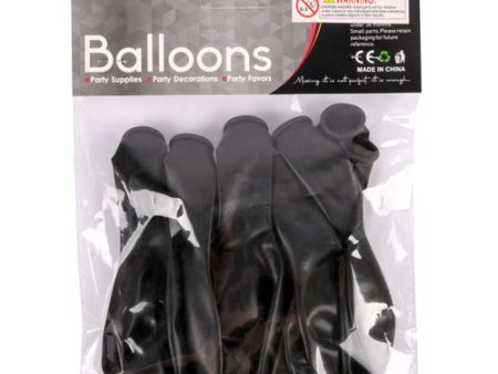 NEW WHOLESALE PARTY BALLOON BLACK SOLD BY CASE Fashion