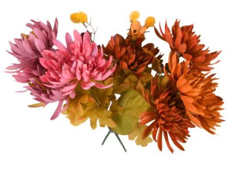 WHOLESALE ARTIFICIAL FLOWER CINERANIA DAISY 2 ASST COLORS SOLD BY CASE Hot on Sale