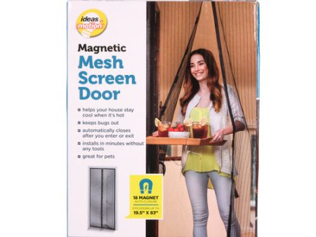 NEW WHOLESALE MAGNETIC MESH SCREEN DOOR 19.5 X83  SOLD BY CASE Fashion