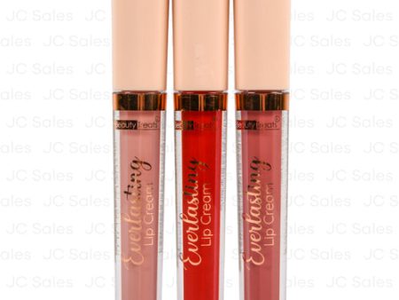 WHOLESALE BEAUTY TREATS EVER LASTING LIP CREAM   24 CT DISP SOLD BY CASE Online now