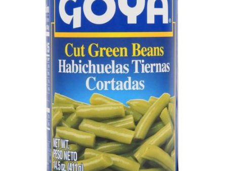 NEW WHOLESALE GOYA GREEN BEANS CUT 14.5 OZ SOLD BY CASE Cheap