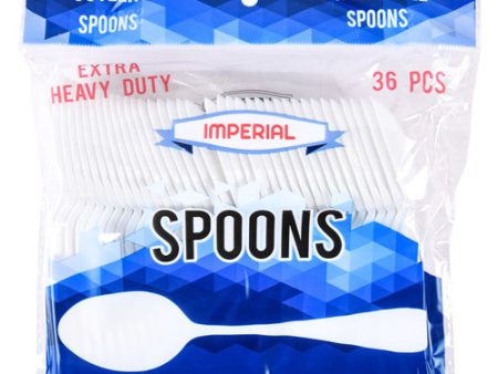 WHOLESALE PLASTIC SPOON 36CT IMPERIAL H D #S4918 SOLD BY CASE Online Hot Sale