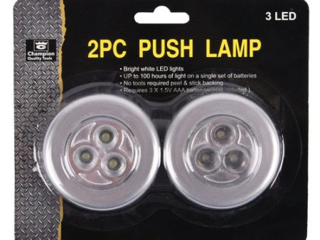 NEW WHOLESALE 2PC LED PUSH LAMP SOLD BY CASE Online Sale