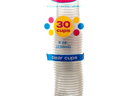 WHOLESALE AXXION PLASTIC CUP 8OZ 30CT SOLD BY CASE For Sale