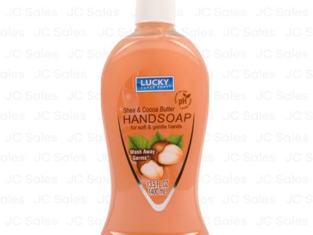 WHOLESALE LUCKY LIQUID HAND SOAP SHEA & COCOA BUTTER 13.5 OZ SOLD BY CASE Online Sale