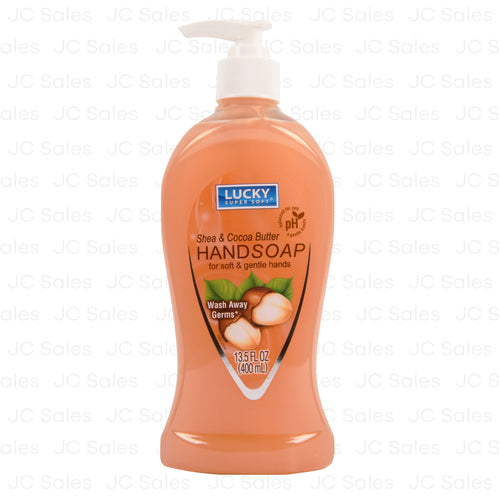 WHOLESALE LUCKY LIQUID HAND SOAP SHEA & COCOA BUTTER 13.5 OZ SOLD BY CASE Online Sale