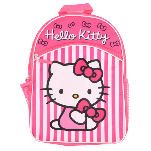 NEW WHOLESALE HELLO KITTY BACKPACK W FRONT POCKET 16 SOLD BY CASE Supply