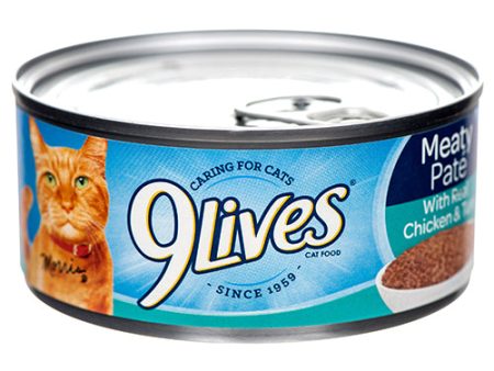 WHOLESALE 9 LIVES CHICKEN & TUNA DINNER 5.5 OZ SOLD BY CASE Online Hot Sale