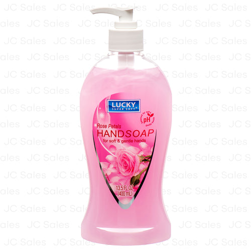 WHOLESALE LUCKY LIQUID HAND SOAP ROSE PETALS 13.5 OZ SOLD BY CASE Supply