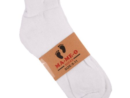 NEW WHOLESALE MENS ANKLE SOCKS WHITE SIZE 9-11 SOLD BY CASE Discount