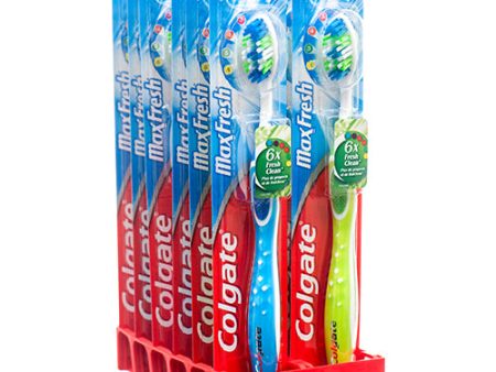 WHOLESALE COLGATE TOOTHBRUSH MAX FRESH SOFT SOLD BY CASE Online Hot Sale