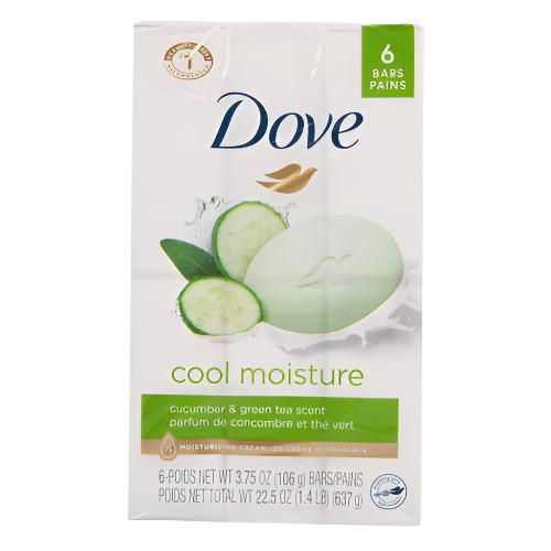 WHOLESALE DOVE BAR SOAP COOL MOIST 3.75 OZ(12X6PK) SOLD BY CASE Online Sale