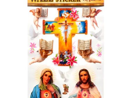 WHOLESALE WALL STICKERS JESUS ASST DESIGN SOLD BY CASE Fashion