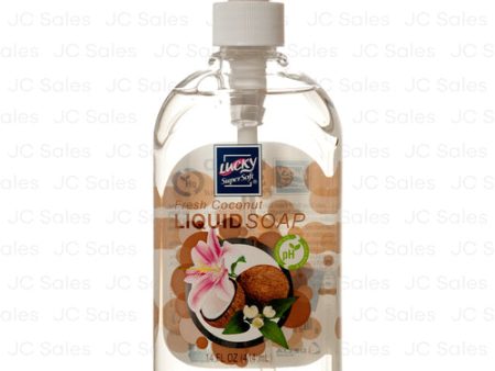 WHOLESALE LUCKY LIQUID HAND SOAP COCONUT 14 OZ SOLD BY CASE For Discount