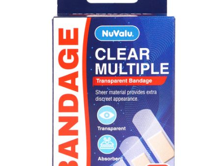 WHOLESALE NUVALU BANDAGE CLEAR 50PC ASST SOLD BY CASE Online