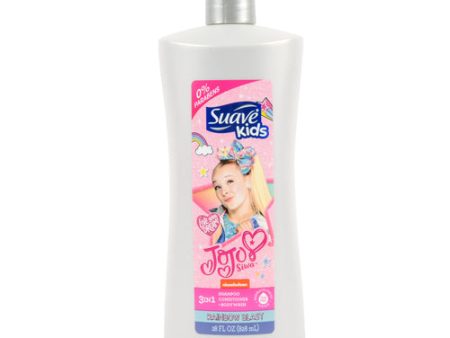 NEW WHOLESALE SUAVE KIDS 3IN1 JOJO PEACH RAINBOW BLAST 28 OZ SOLD BY CASE For Discount