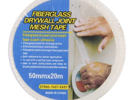 NEW WHOLESALE FIBERGLASS DRYWALL JOINT MESH TAPE 50MMX20M SOLD BY CASE For Discount