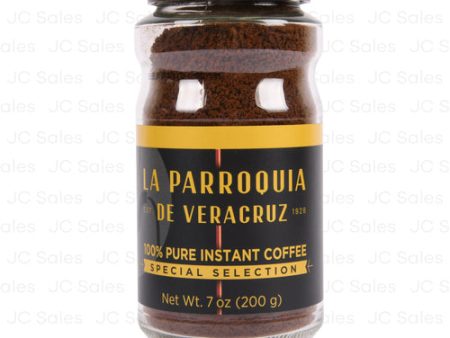 WHOLESALE LA PARROQUIA DE VERACRUZ INSTANT COFFEE 12   7 OZ SOLD BY CASE Cheap