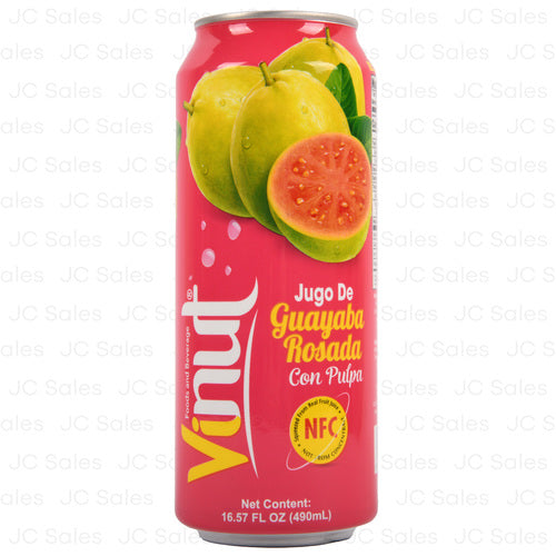 WHOLESALE VINUT PINK GUAVA JUICE W  PULP 16.57OZ SOLD BY CASE on Sale