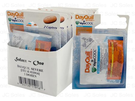 WHOLESALE DAYQUIL SEVERE COLD & FLU 2 LIQUIDCAPS-BLISTER PK SOLD BY CASE For Cheap