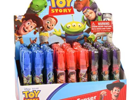 WHOLESALE POP ERASER  DISNEY TOY STORY  36 PCS DISPLAY SOLD BY CASE on Sale