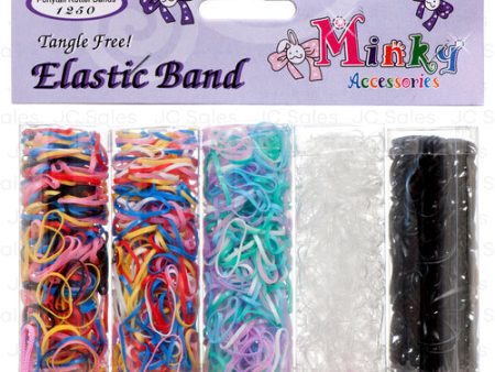 WHOLESALE RUBBER BAND 5PK MIXED COLORS W POUCH SOLD BY CASE Online Sale