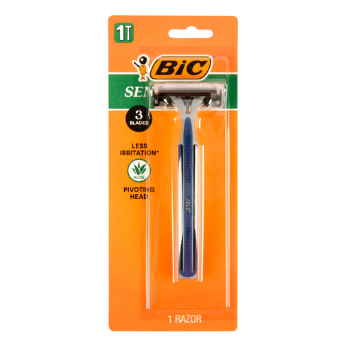 NEW WHOLESALE BIC RAZOR SENSITIVE 3 BLADE PIVOTING HEAD 1 CT SOLD BY CASE Online Sale