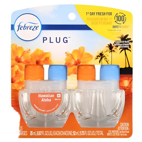 WHOLESALE FEBREZE OIL REFILL HAWAIIAN ALOHA 2PK X .87 OZ SOLD BY CASE Supply