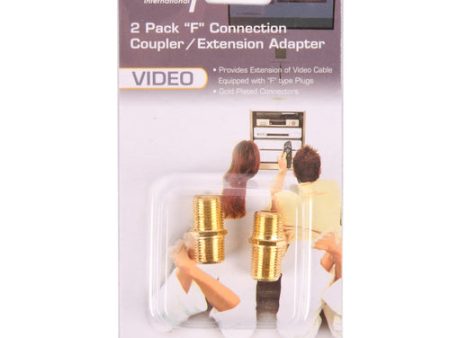 NEW WHOLESALE UNINEX 2PK F COENNECTION ADAPTER SOLD BY CASE Fashion