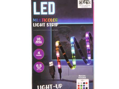 NEW WHOLESALE LED MULTICOLOR LIGHT STRIP 6.5-FT SOLD BY CASE Online