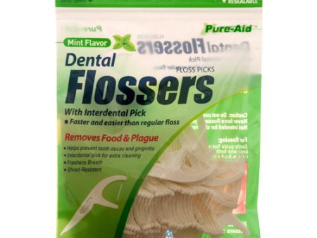 WHOLESALE PURE-AID DENTAL FLOSSERS MINT 90CT SOLD BY CASE Discount