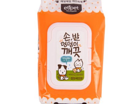 NEW WHOLESALE ETIPET PET CLEANING WIPES 100 SHEET SOLD BY CASE on Sale