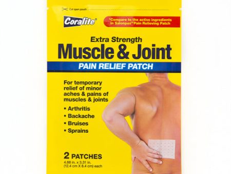 WHOLESALE CORALITE MUSCLE & JOINT PAIN RELIEF PATCH 2 CT SOLD BY CASE Online