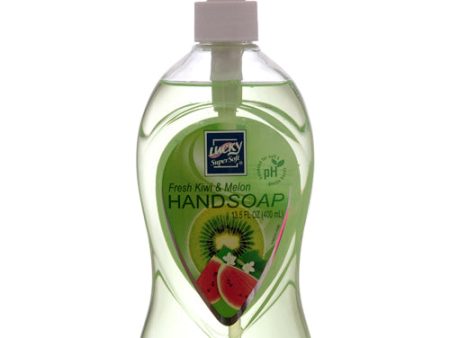 WHOLESALE LUCKY LIQUID HAND SOAP FRESH KIWI & MELON 13.5 OZ SOLD BY CASE Sale