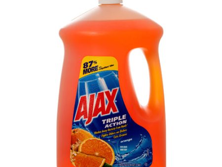 WHOLESALE AJAX DISH LIQUID ORANGE SCENT 90 OZ SOLD BY CASE Hot on Sale