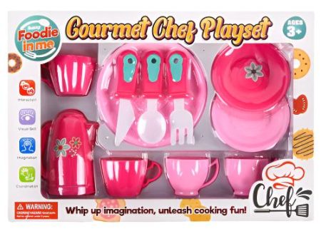 WHOLESALE TOY GOURMENT CHEF PLAYSET 3 ASST COLORS SOLD BY CASE For Discount