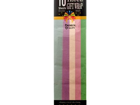 WHOLESALE TISSUE WRAP 10 CT -PASTEL COLOR SOLD BY CASE For Cheap