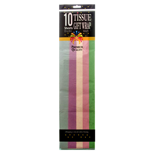 WHOLESALE TISSUE WRAP 10 CT -PASTEL COLOR SOLD BY CASE For Cheap