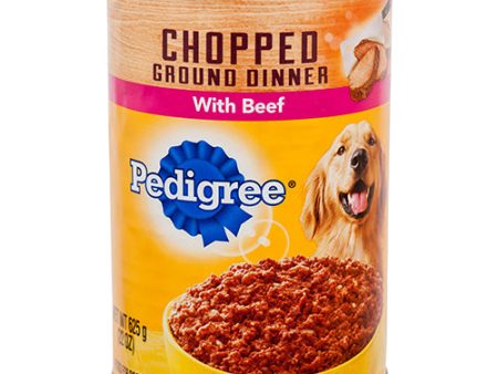 WHOLESALE PEDIGREE 22 OZ CHOPPED BEEF SOLD BY CASE on Sale