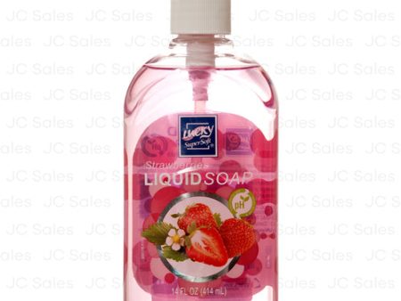 WHOLESALE LUCKY LIQUID HAND SOAP STRAWBERRIES 14 OZ SOLD BY CASE For Discount