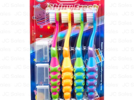 WHOLESALE KIDS TOOTHBRUSH SOFT 4 PK SOLD BY CASE on Sale