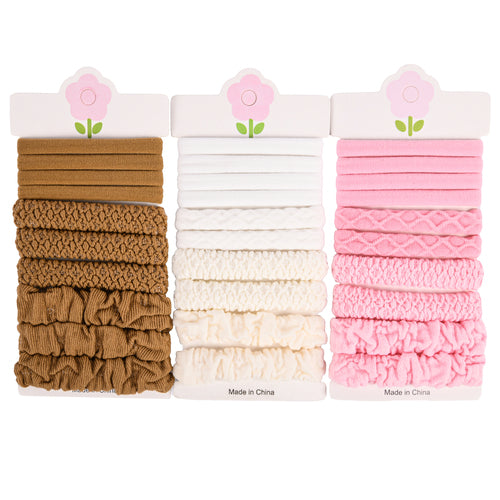 NEW WHOLESALE ELASTIC HAIR BANDS ASST COLORS SOLD BY CASE For Sale