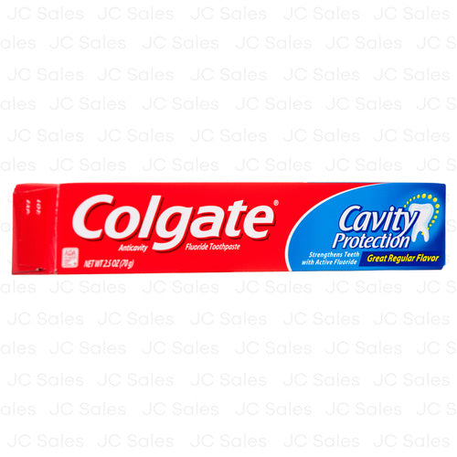 WHOLESALE COLGATE TOOTHPASTE 2.5 OZ REGULAR FLAVOR CAVITY PROTECTION SOLD BY CASE Fashion